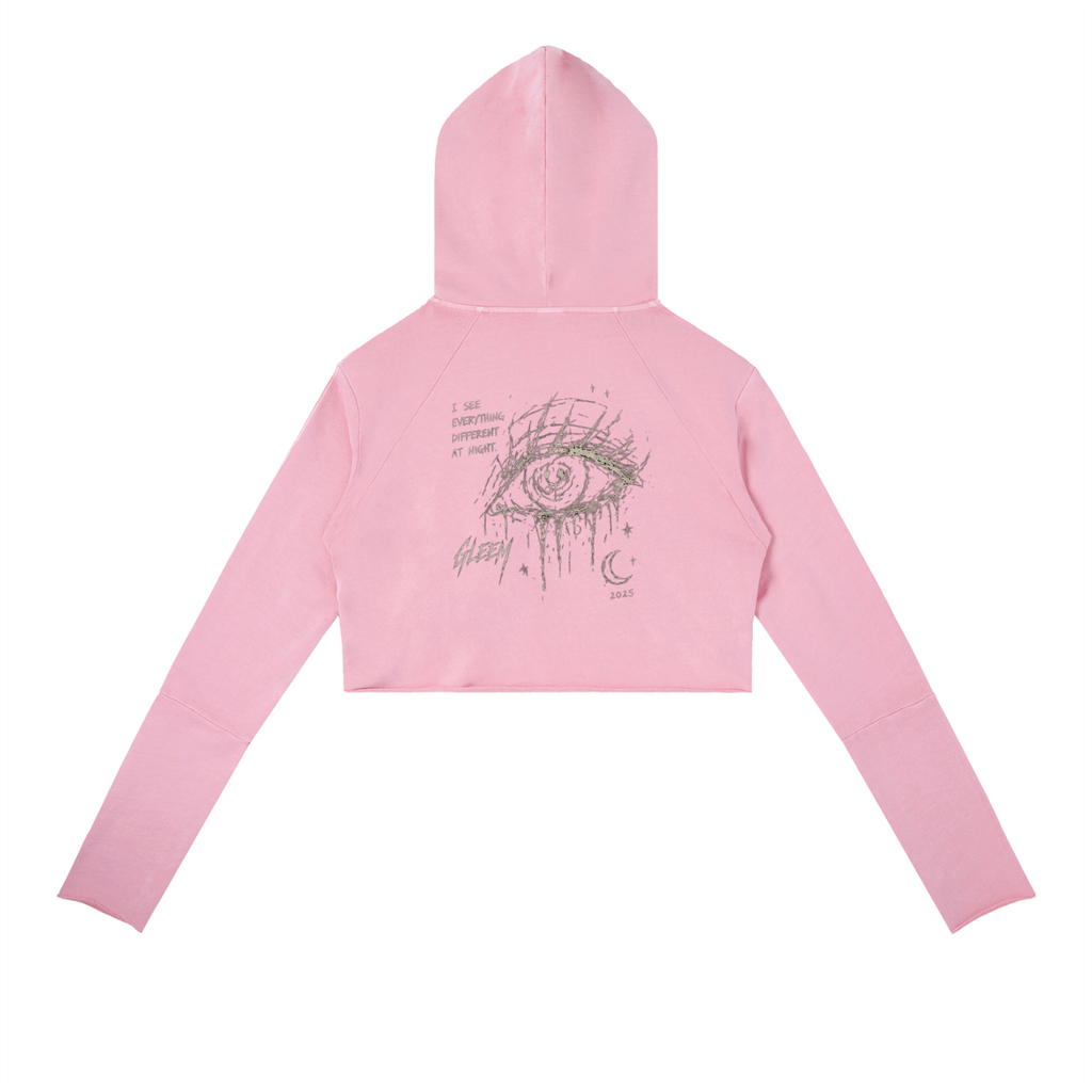 Vintage Washed Raw Edge Hoodie